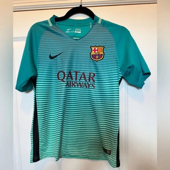 NIKE BARCELONA 2016/17 THIRD SHIRT NEYMAR #11 FIFA CLUB LA LIGA PATCH SIZE US S - Picture 2 of 8